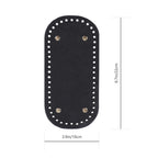 PU Oval Bag Bottom Shaper Pad – DIY Crochet Purse Base Insert Bag Base Shaper Richie's
