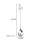 Cartoon Cat Coffee Spoon – Japanese Korean 304 Stainless Steel Decorative Spoon Richie's --8