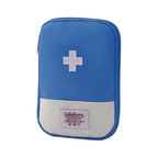 Portable Travel Medicine Bag Mini First Aid Kit Pill Organizer First Aid Kit Bag Richie's Blue