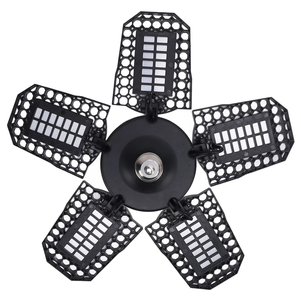 23.5W LED Garage Ceiling Light – 6 Adjustable Panels, 288 Chips LED Garage Light Richie's