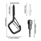 Square Snap Safety Hooks – Anti-Drop, Multi-Use, 1–10 Pcs Safety Hanging Hooks Richie's