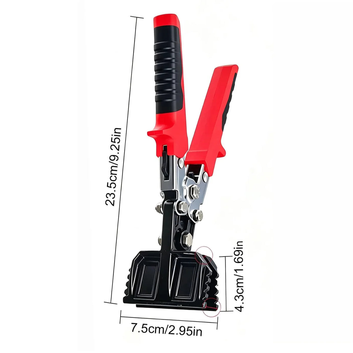 3-Inch Sheet Metal Hand Seamer – Heavy-Duty HVAC Bender Tool Sheet Metal Seamer Richie's 3in Straight