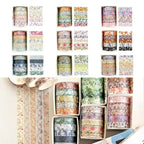 5 Rolls Spring Flower Washi Tape – Multicolor DIY Craft Set Decorative Washi Tape Richie's