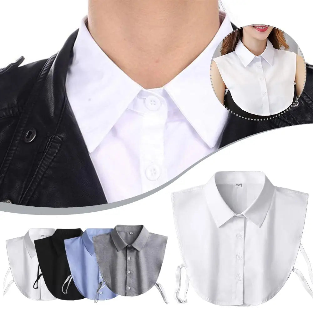 Gray Ruffle Detachable Fake Collar – Versatile Shirt Collar Detachable Collar Richie's