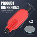 2-Pack Car Window Breaker & Seat Belt Cutter Tool Car Safety Tool Richie's