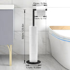 Freestanding Stainless Steel Toilet Paper Holder Stand Toilet Paper Holder Richie's