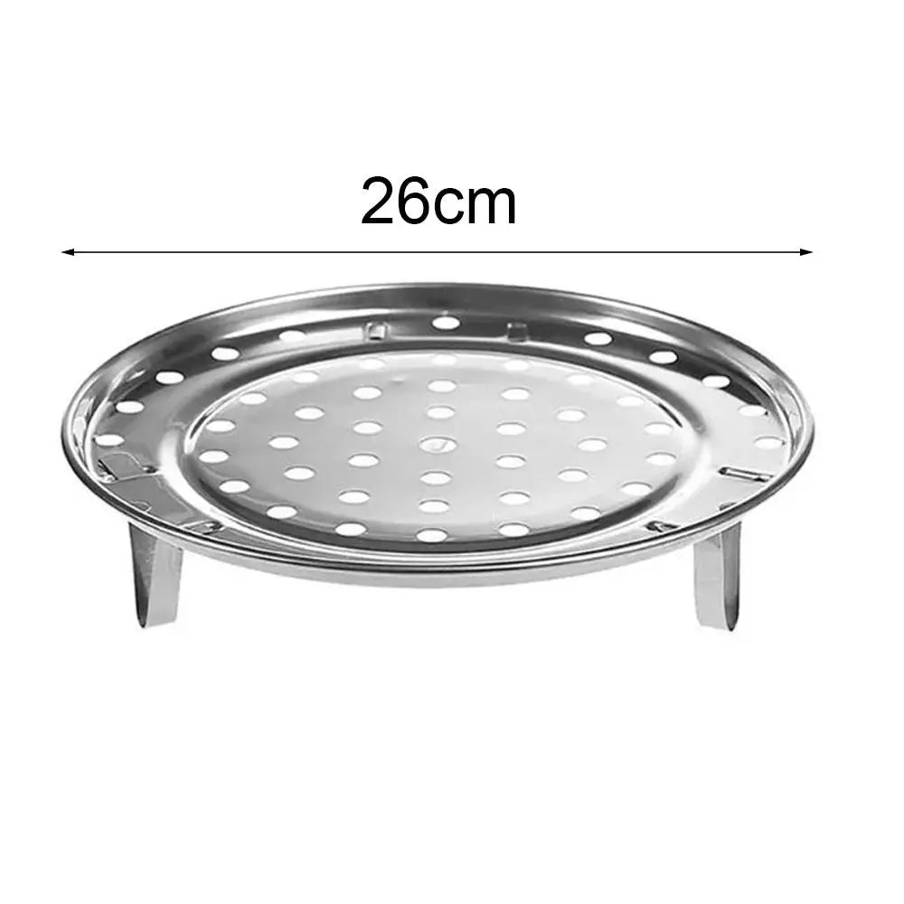 Stainless Steel Steaming Rack with Feet – Multi-Size Kitchen Tray Steaming Rack Richie's 26cm
