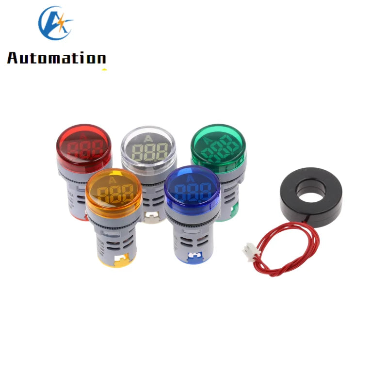 10pc 22MM Digital Ammeter Voltage Panel Meter LED AC 20-500V Digital Panel Meter Richie's
