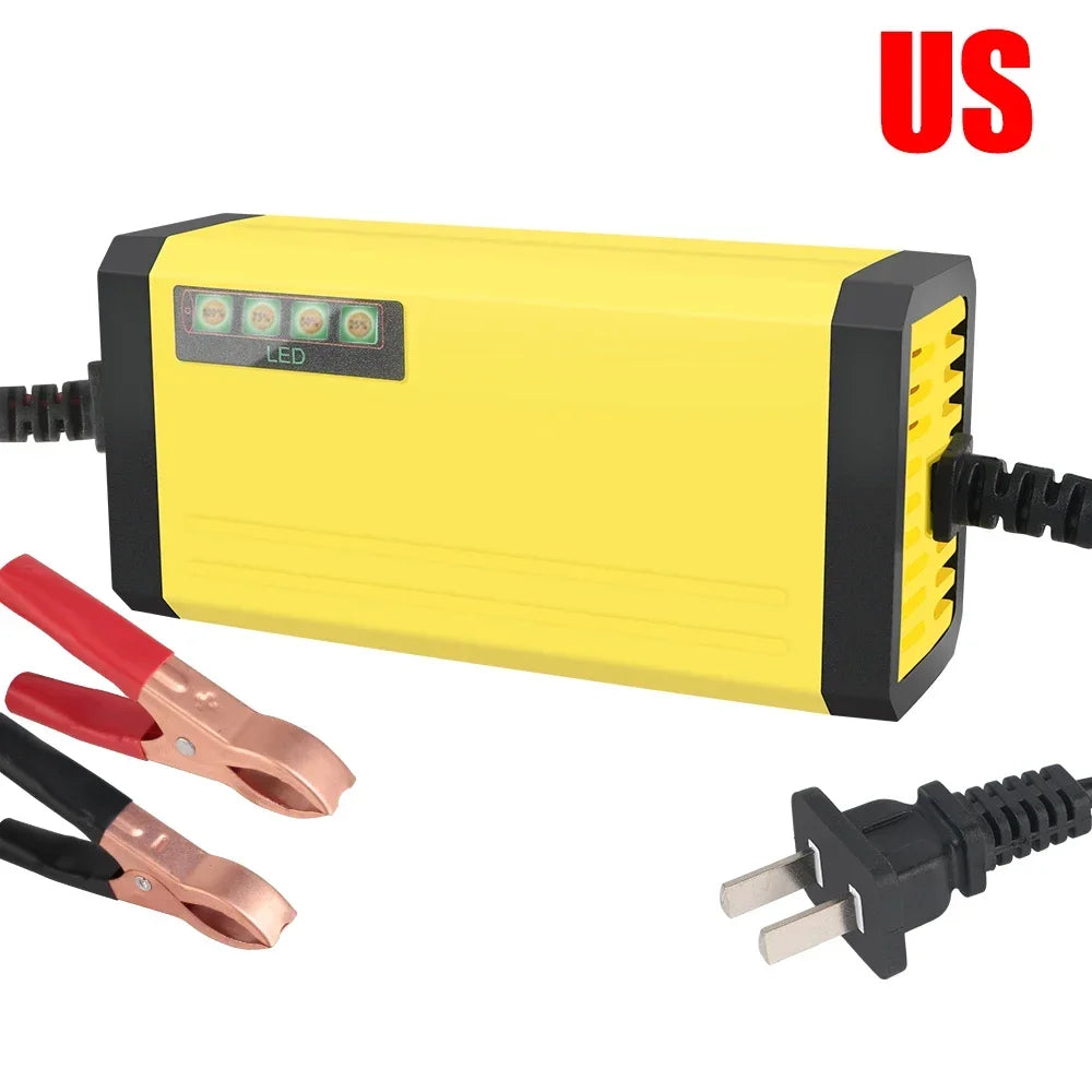 12V 2A Smart Lead Acid Battery Charger – Car & Motorcycle Battery Charger Richie's US Plug