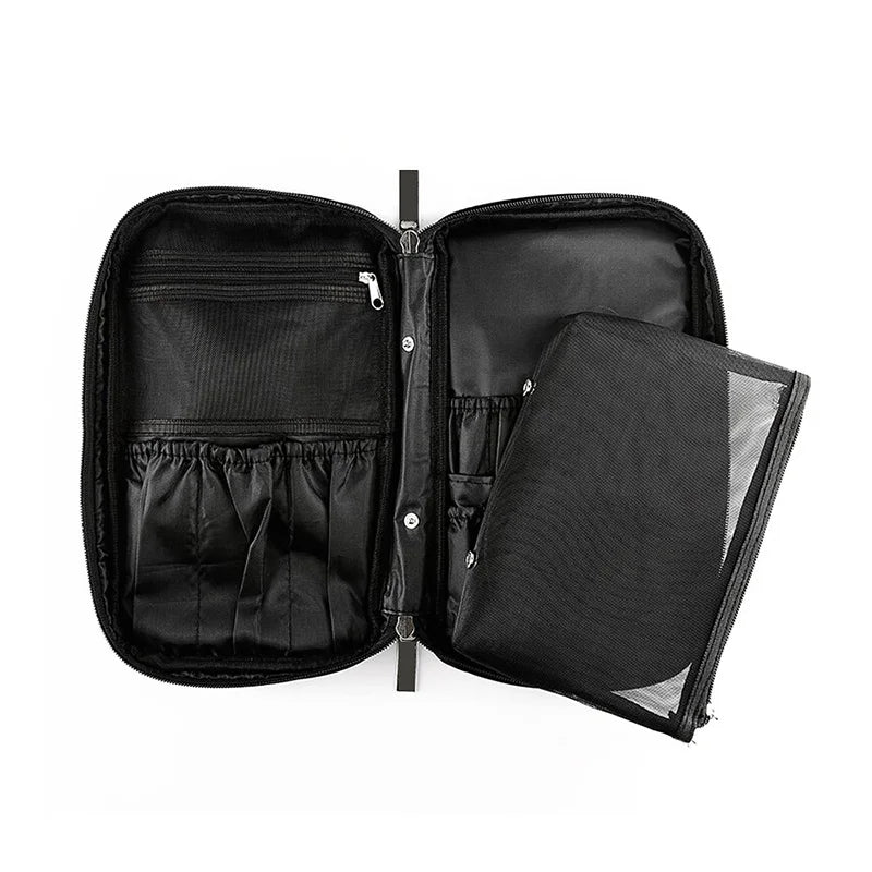 Professional Makeup Brush Bag & Travel Cosmetic Organizer Makeup Cosmetic Bag Richie's
