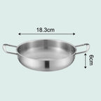 Stainless Steel Hot Pot Dual Handles – Induction Compatible Stainless Steel Pot Richie's A