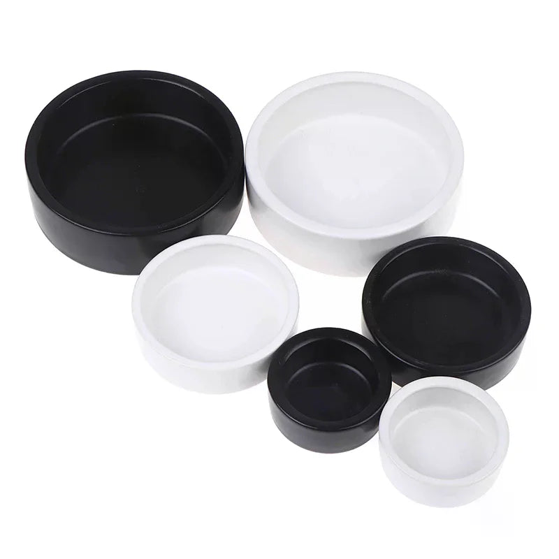 Ceramic Reptile Feeder Bowl – Anti-Escape Dish for Gecko & Crab Reptile Feeder Bowl Richie's