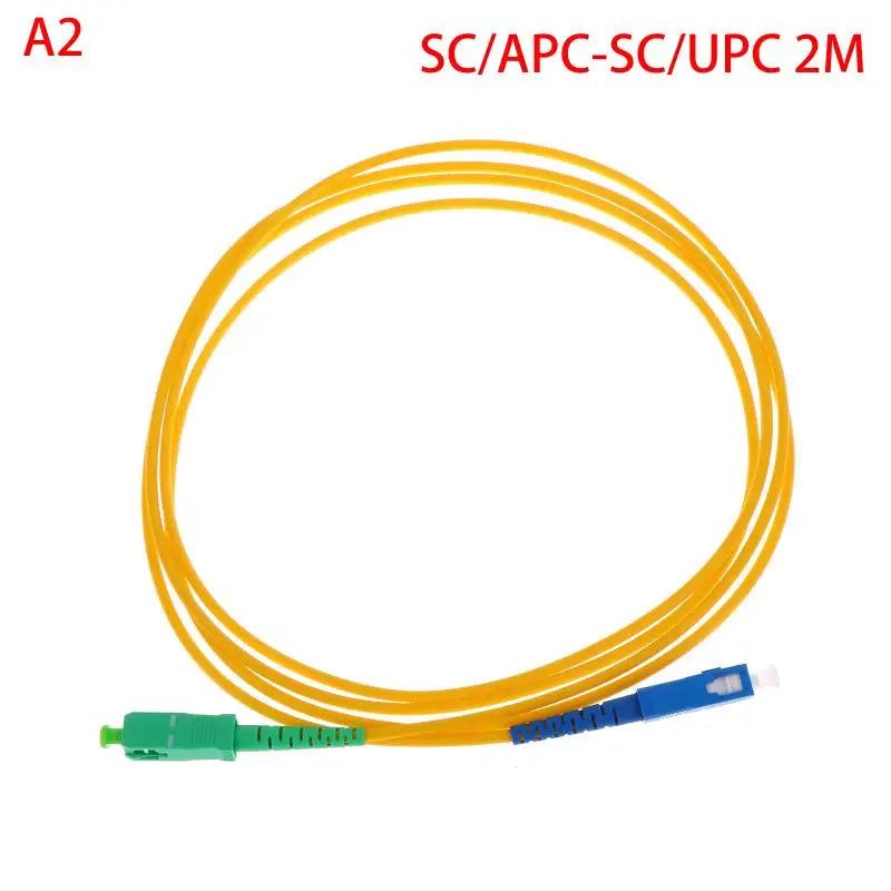 Single Mode Fiber Optic Patch Cord Simplex SM 9/125 UPC FTTH Fiber Optic Patch Cord Richie's A2