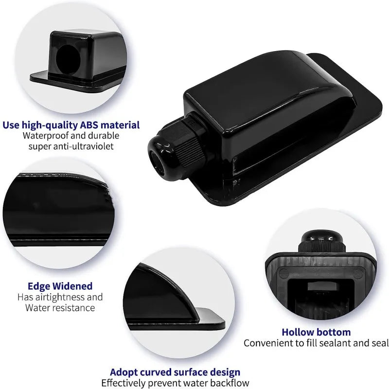 Solar Cable Entry Gland Box for RV Caravan Yacht Motorhome Solar Cable Gland Box Richie's