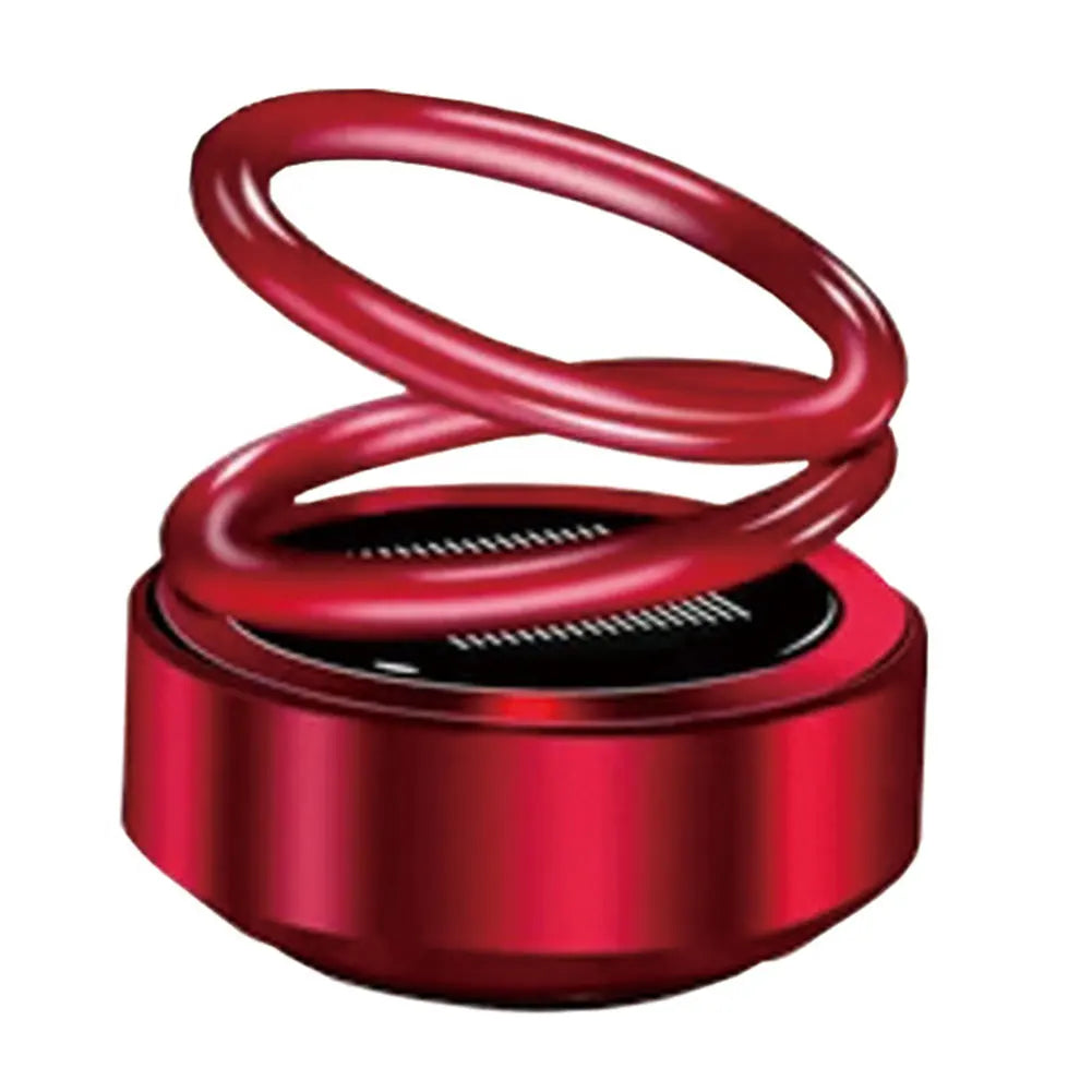 Rotating Double Ring Car Aromatherapy Air Freshener Diffuser Aromatherapy Air Diffuser Richie's 1PC