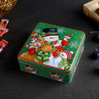 Cartoon Christmas Tinplate Candy Gift Box – Square Xmas Tin Christmas Tin Box Richie's