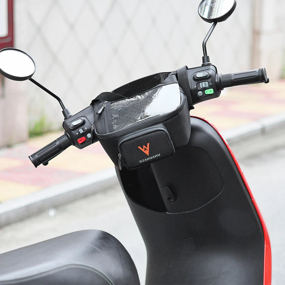 Waterproof Touchscreen Motorcycle Handlebar Bag | Front Fork Bag Motorcycle Handlebar Bag Richie's