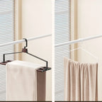 Foldable Blanket Drying Rack – Large Capacity Iron & Wood Frame Clothes Drying Rack Richie's
