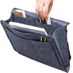 Felt Bedside Hanging Storage Organizer – Bed & Sofa Pouch Hanging Storage Organizer Richie's medium gray