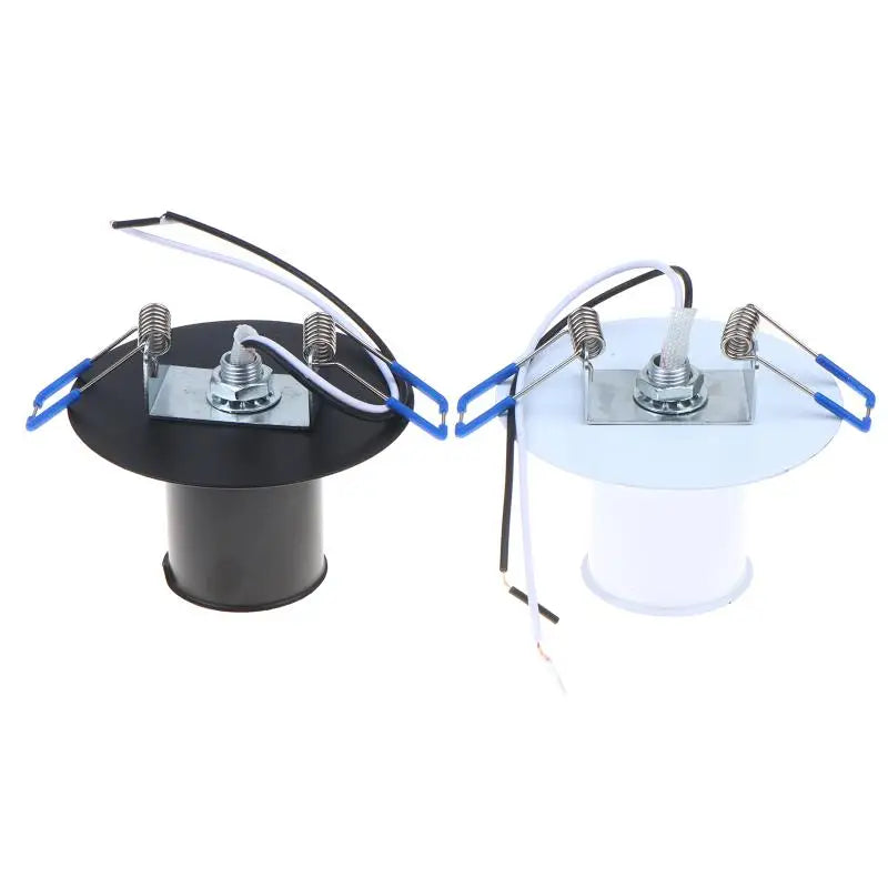 E27 Ceramic Lamp Holder Heat-Resistant Metal Spring Bracket Lamp Socket Holder Richie's