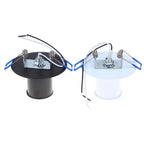 E27 Ceramic Lamp Holder Heat-Resistant Metal Spring Bracket Lamp Socket Holder Richie's