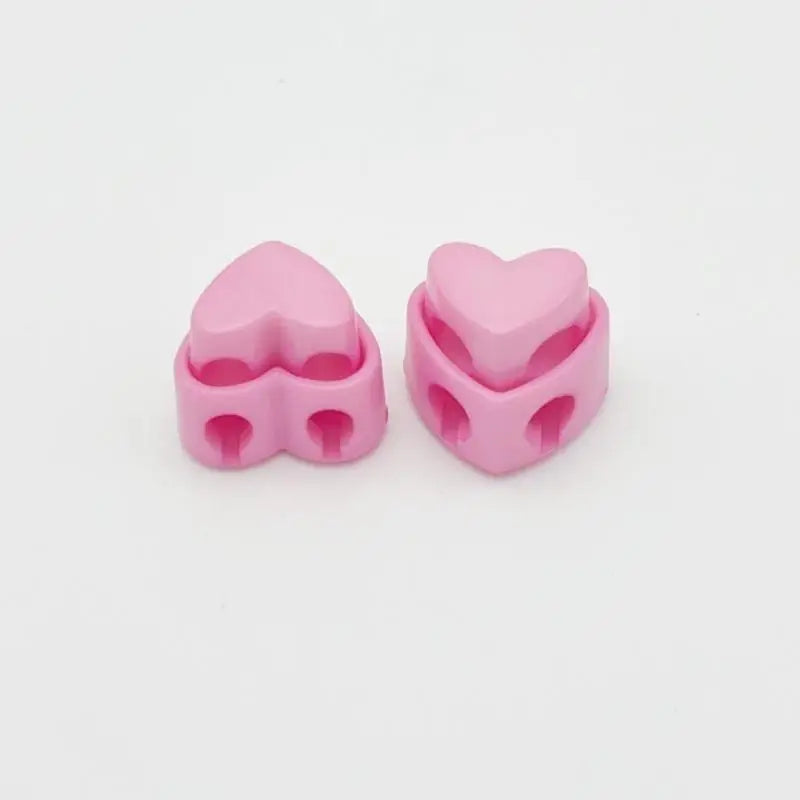 Heart-Shaped Knitting Needle Stoppers 5 Pcs – Colorful Tip Caps Knitting Accessories Richie's Pink