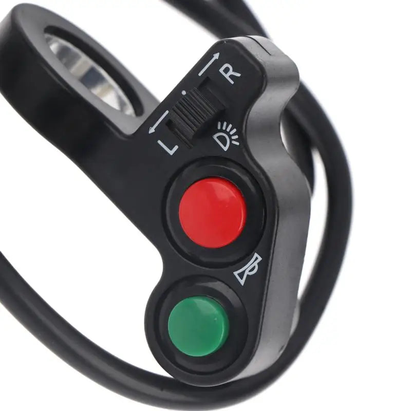 Motorcycle 7/8" Handlebar Switch – Horn, Turn Signals & Lights Handlebar Switch Richie's