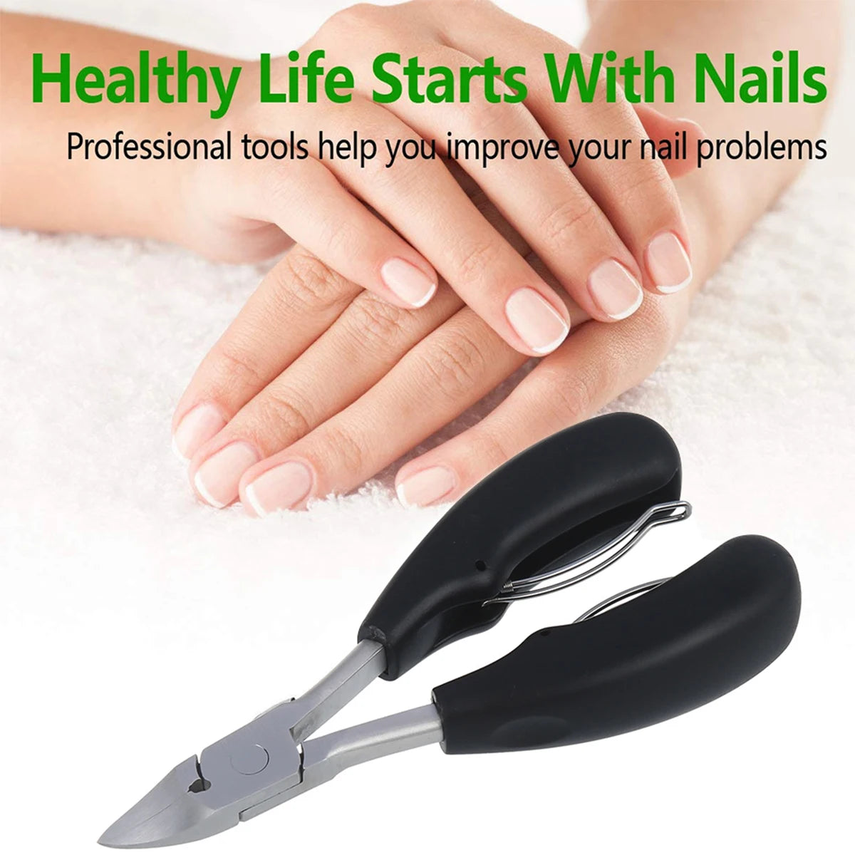 Toenail Clipper for Thick Nails & Cuticle Nipper – Stainless Steel Nail Clipper Richie's