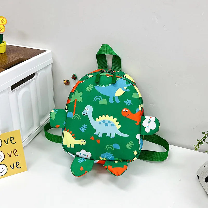 Cartoon Dinosaur Kids Backpack – Preschool Bag Boys Girls Kids School Backpack Richie's green