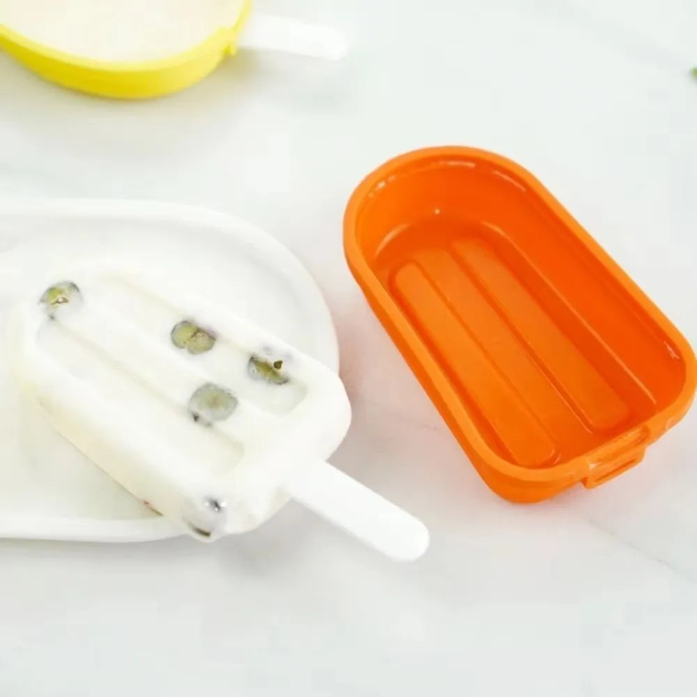 Silicone Popsicle Mould – Reusable Ice Lolly Maker with Lid & Sticks Popsicle Mould Richie's