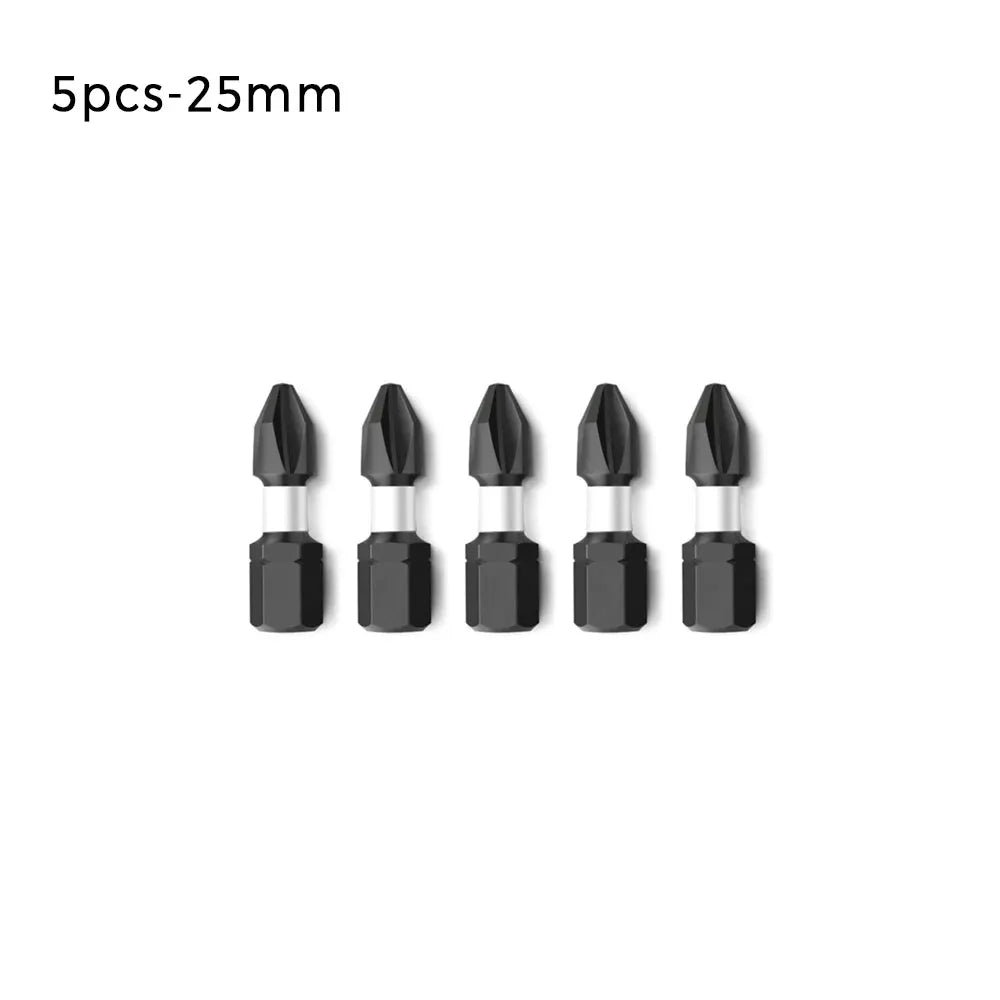 PH2 Magnetic Screwdriver Bits S2 Steel Impact Driver Set 5-9Pcs Screwdriver Bit Set Richie's 5x25mm