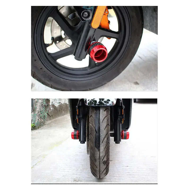 2PCs Motorcycle Frame Sliders Aluminum Alloy Crash Pad Protectors Motorcycle Frame Slider Richie's