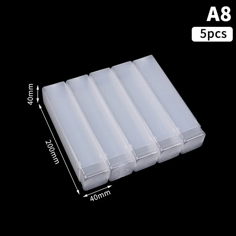 5-Pack Telescopic Drill Bit & Milling Cutter Storage Boxes Tool Storage Box Richie's 40x40x200mm