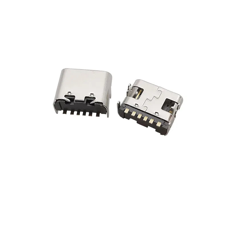 USB Type-C Female 6-Pin SMT Connector – PCB Soldering Jack USB-C PCB Connector Richie's