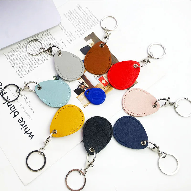PU Leather Mini Card Holder Keychain – ID & Access Card Case Card Holder Keychain Richie's