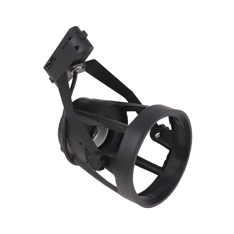 PAR30 E27 Track Light Bracket 2/3 Wire Rail Ceiling Holder Track Light Bracket Richie's Four claws Black