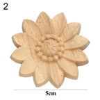 Floral Wood Carved Appliques – Decorative Furniture Corner Accents Wood Carved Applique Richie's 2