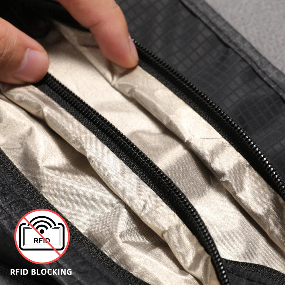 RFID Blocking Neck Wallet – Family Passport Holder Organizer Travel Passport Wallet Richie's