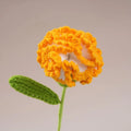 Handmade Crochet Carnation Bouquet – Colorful Knit Wool Flowers Crochet Flower Bouquet Richie's Gradient Orange