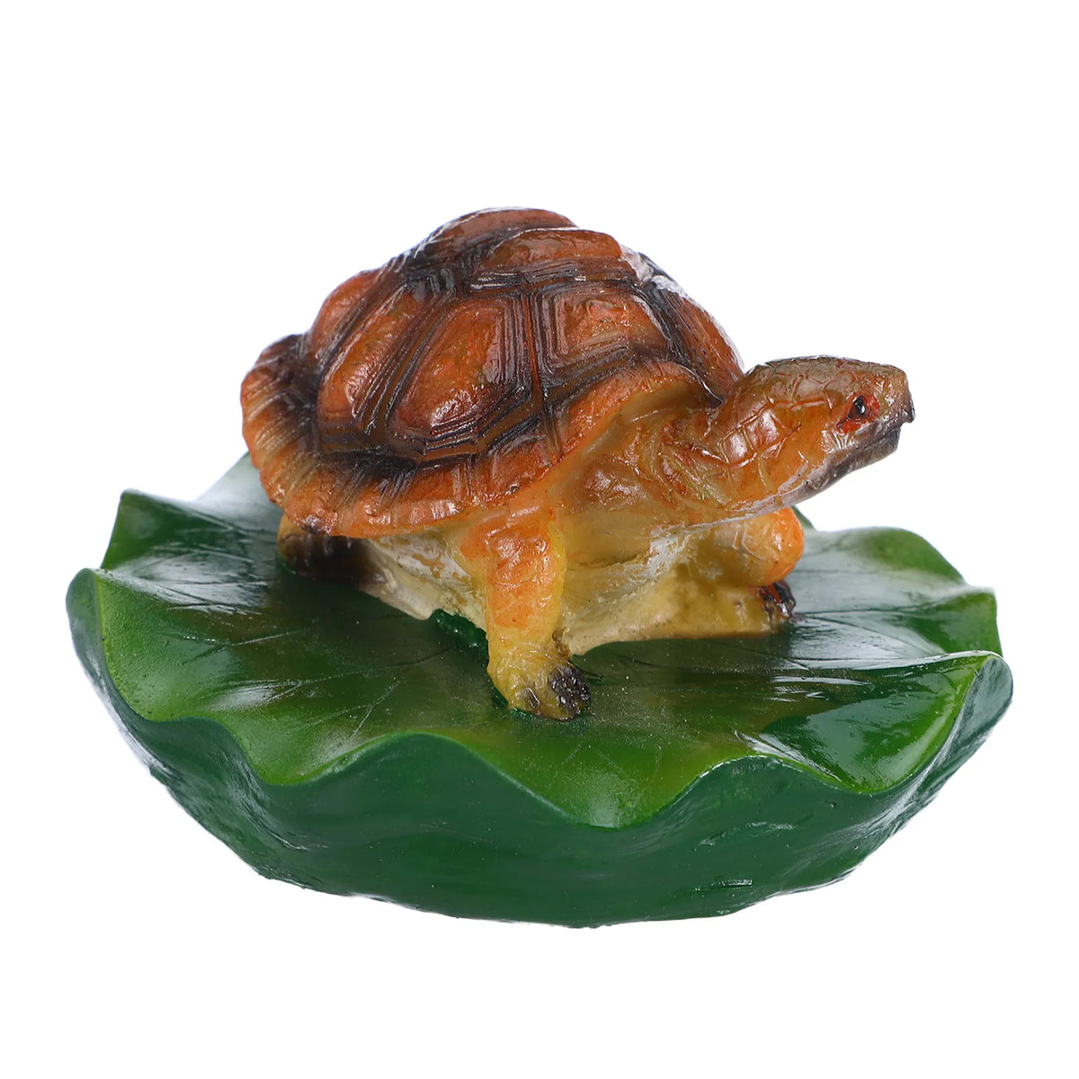 Floating Turtle Lotus Leaf Figurine – Garden Pond Décor Garden Pond Figurine Richie's