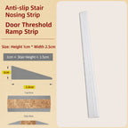 1M Silicone Threshold Ramp Strip for Robot Vacuums & Bikes Threshold Ramp Strip Richie's White H-1cm W-2.5cm