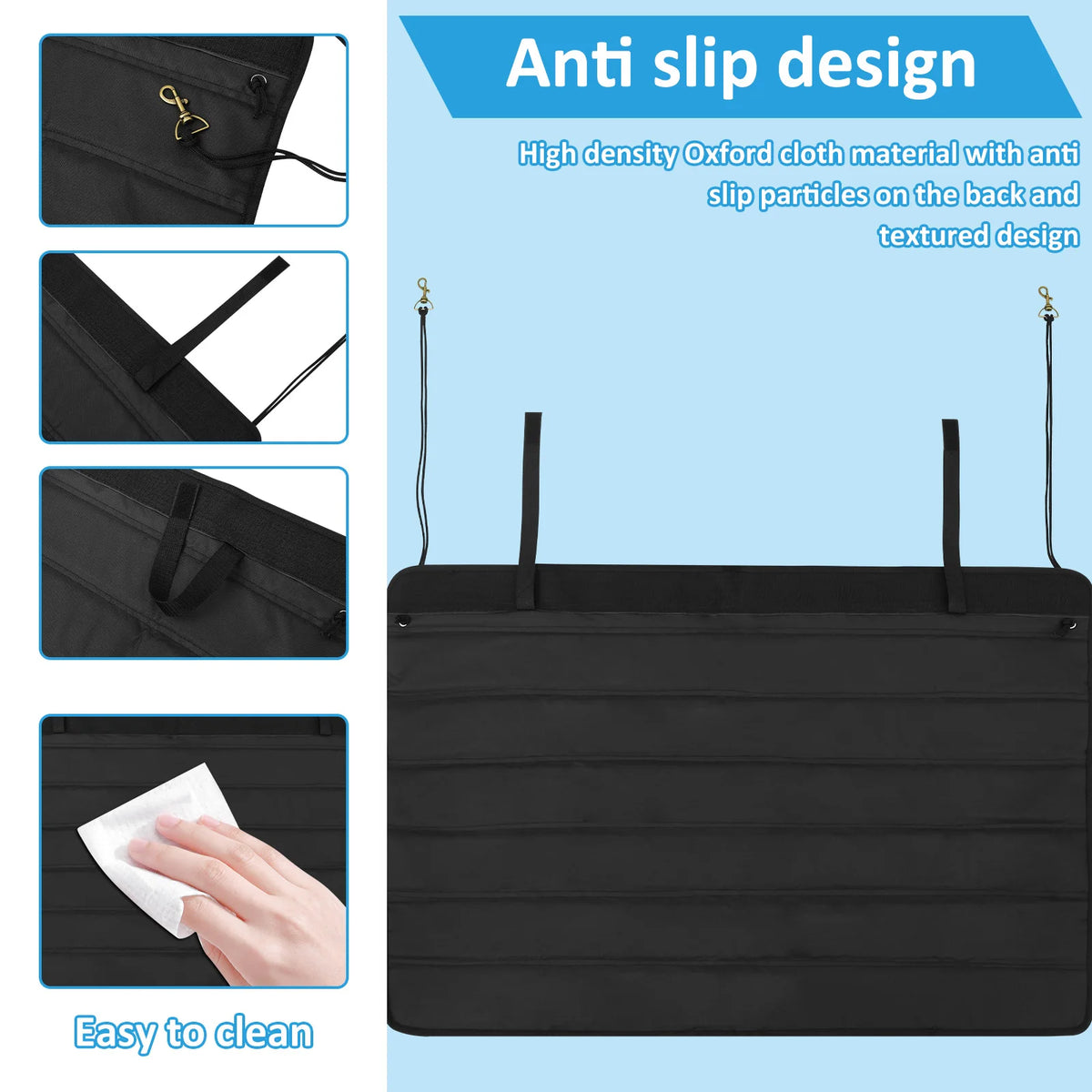 ODOMY Nonslip Trunk Mat & Rear Bumper Protector 94×64cm Rear Bumper Protector Richie's