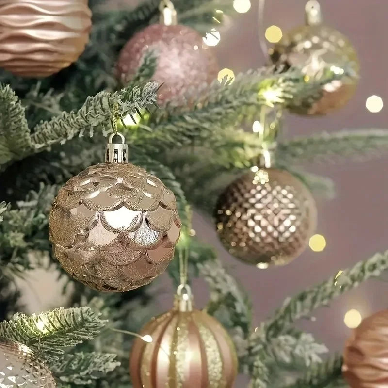 12 Pcs Christmas Ball Ornaments Set – Xmas Tree Décor Gift Christmas Ornament Set Richie's