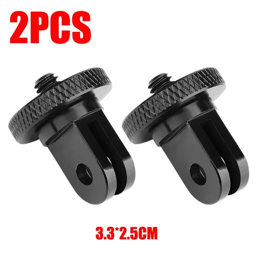 GoPro 1/4" Tripod Mount Screw Adapter – Hero 8 9 10 Camera Mount Adapter Richie's 2Pcs