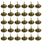 100Pcs Brass Round Upholstery Tacks 10x15mm Furniture Nails Upholstery Tacks Richie's Default Title
