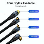 240W PD Fast Charging Braided USB-C Cable – Straight & Right Angle USB-C Charging Cable Richie's