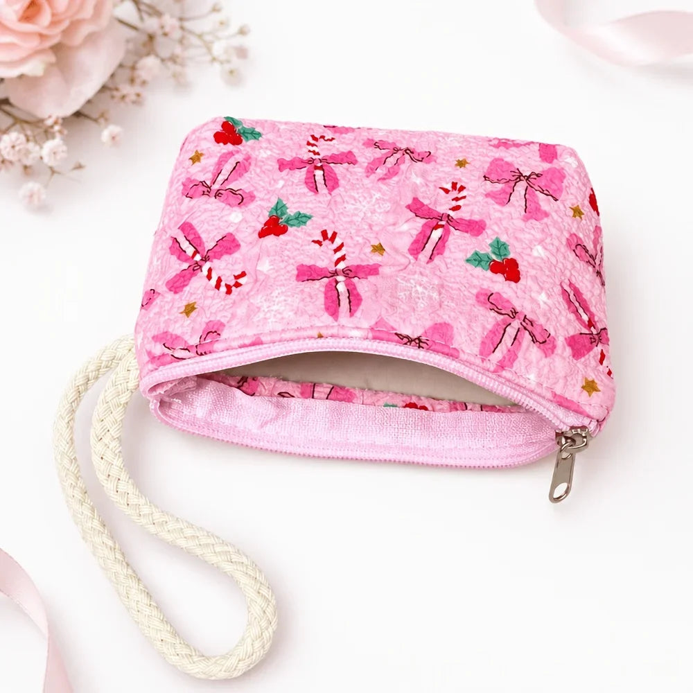 12-Piece Christmas Cartoon Coin Purse Wristlet Mini Handbag Set Coin Purse Set Richie's