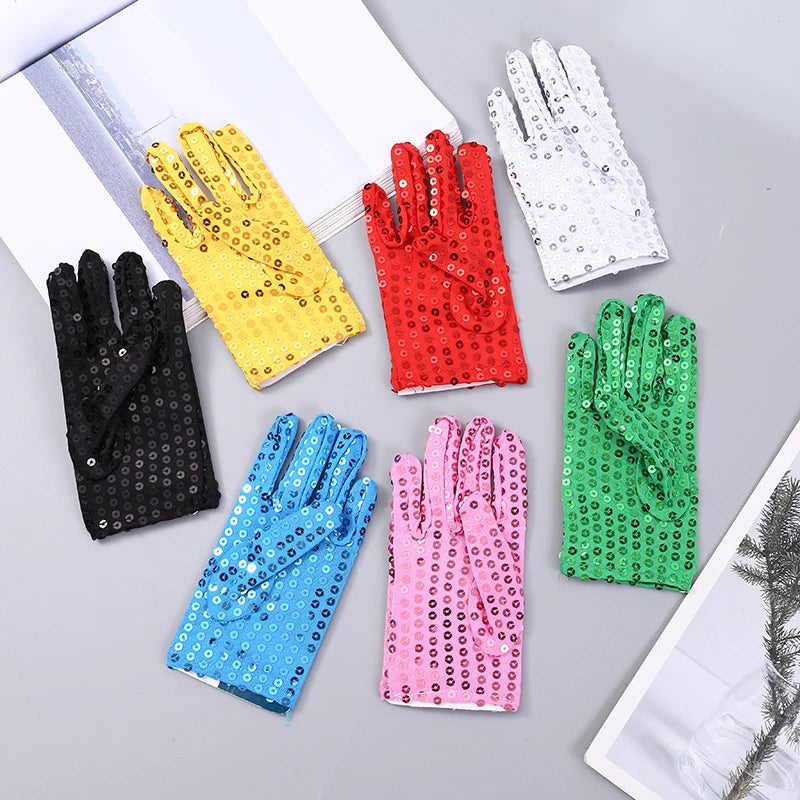 Kids Sequin Costume Gloves – Dance & Dress Up, Colorful Kids Costume Gloves Richie's