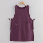Waterproof Long Vest Apron with Pockets | Kitchen & Art Kitchen Apron Richie's Purple