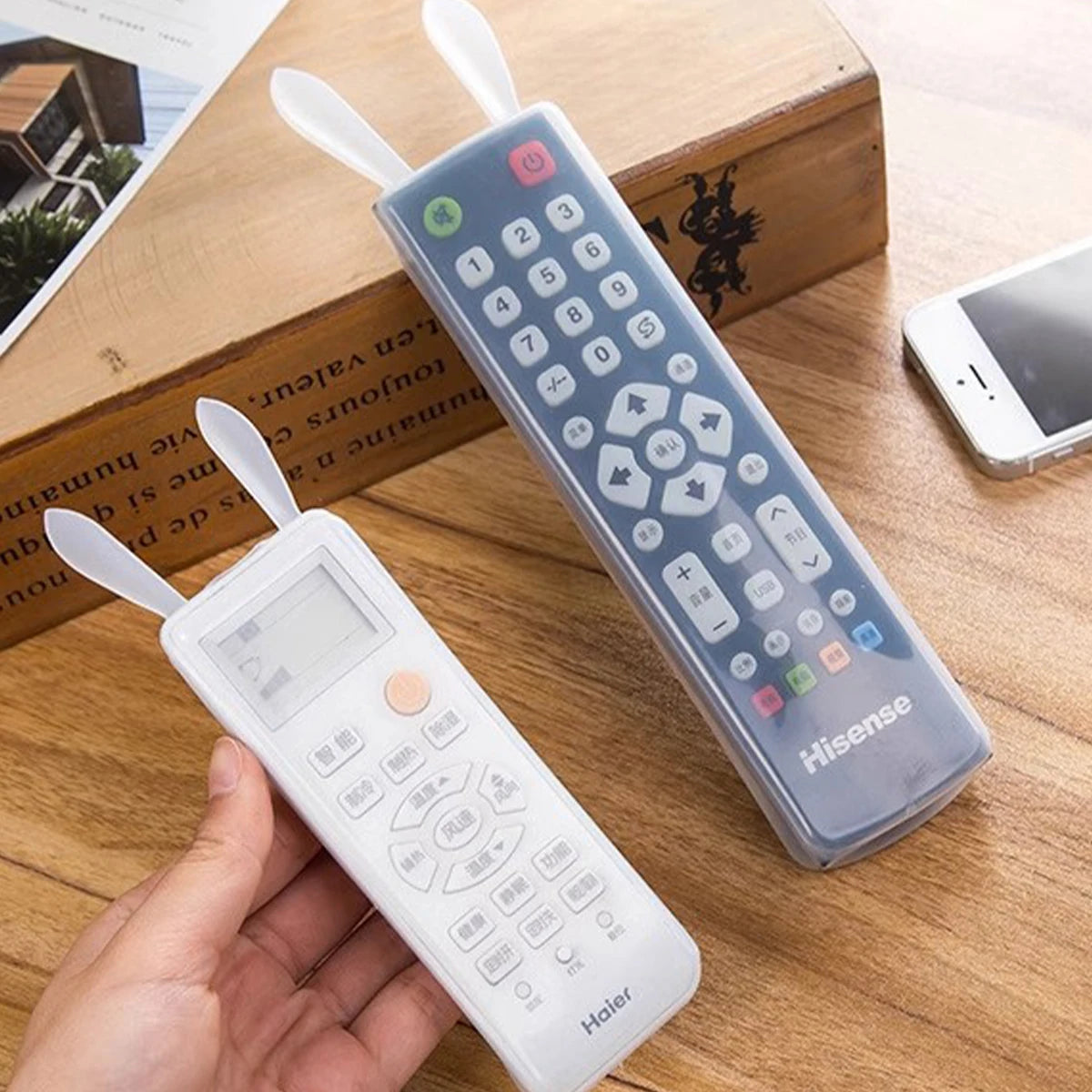 Rabbit Ear Silicone Remote Cover – Waterproof & Dustproof Remote Control Cover Richie's